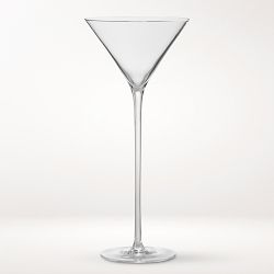 Elevé Long Stem Craft Martini Glasses, Set of 2