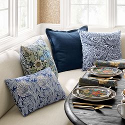 Morris &amp; Co. x Williams Sonoma Home Reversible Performance Pillow Cover, Larkspur