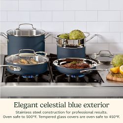 Cuisinart Chef's Classic Stainless Steel Color 11-Piece Cookware Set
