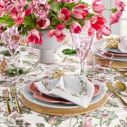 Painted Vine Round Tablecloth