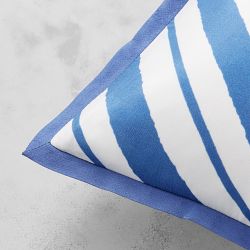 Painted Stripe Silk Pillow Cover