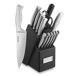 Cuisinart Stainless Steel Hollow Handle Knives, Set of 15