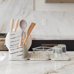 Dorai Dish Pad and Dish Pad Rack