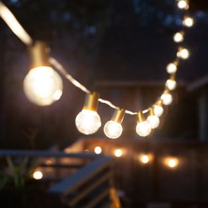 IYN G40 Bistro String Lights, 25ft | Williams Sonoma