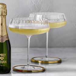 Williams Sonoma Reserve Optic Coupe Glasses