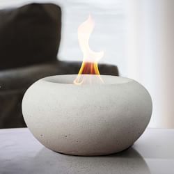 TerraFlame Stone Tabletop Fire Bowl (11")