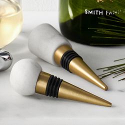 Williams Sonoma Marble Wine Stoppers, Set of 3