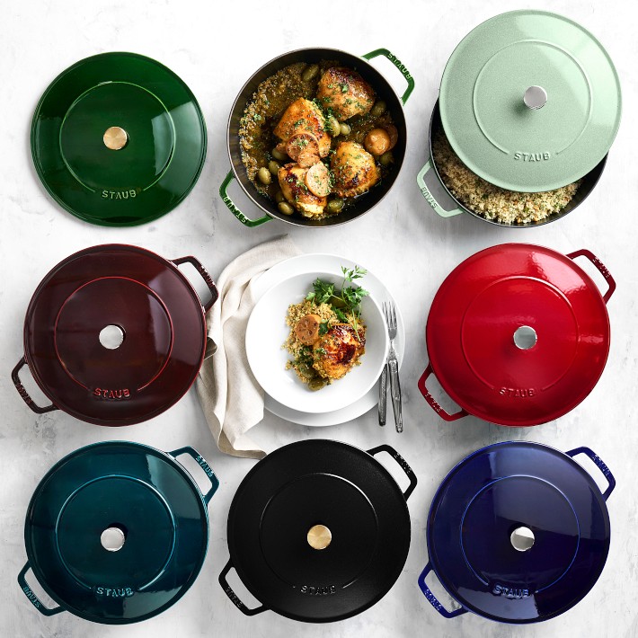 Staub Enameled Cast Iron Braiser | Williams Sonoma