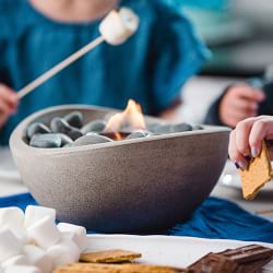 TerraFlame Wave Tabletop Fire Bowl (11")