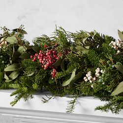 Triple Berry Live Wreath &amp; Garland