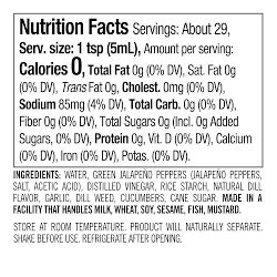 Williams Sonoma Jalapeno Dill Pickle Hot Sauce