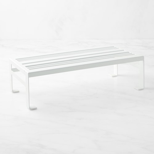 Hold Everything Metal Powder Coat Shelf Riser, Large