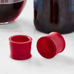 Williams Sonoma x Tovolo Wine Caps, Set of 2, Cayenne