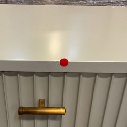 OPEN BOX: Lewis Hutch Desk, 45", Bone