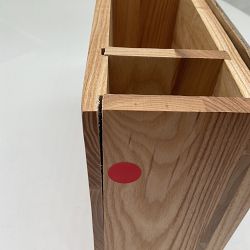 OPEN BOX: Hold Everything Magnetic Block Knife Storage, Ashwood