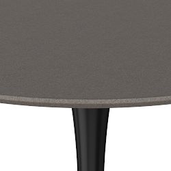 Tulip Round Dining Table &amp; Chieti Dining Side Chairs (42" - 56")