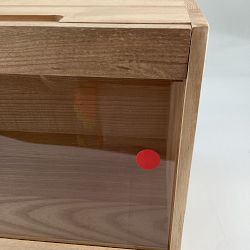 OPEN BOX: Hold Everything Bread Box, Ashwood