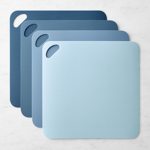 Dexas Flex Mats Blue Tones, Set of 4