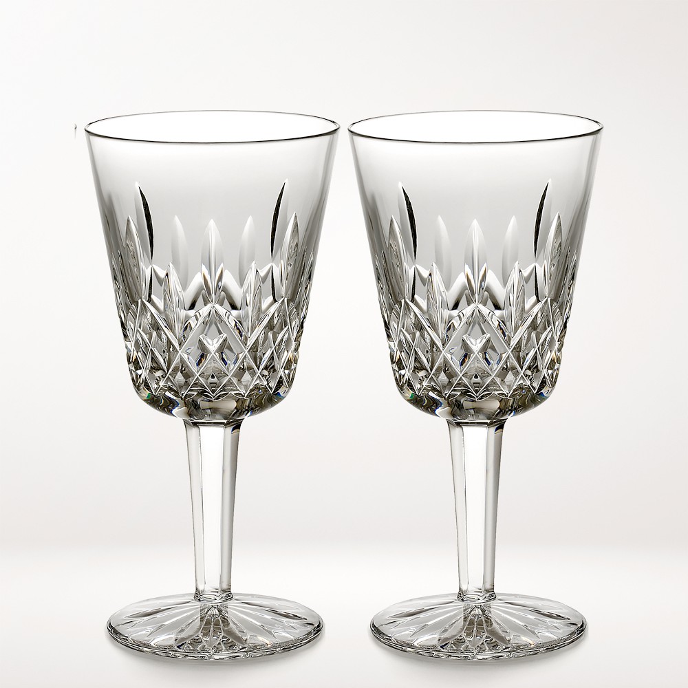 Waterford Lismore Goblets, 8-oz - 19-oz, Set of 2