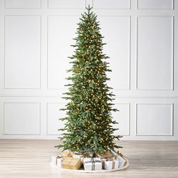 OPEN BOX: Balsam Hill Realistic Lake Tahoe Pre-Lit Faux Tree, 7.5', LED Clear