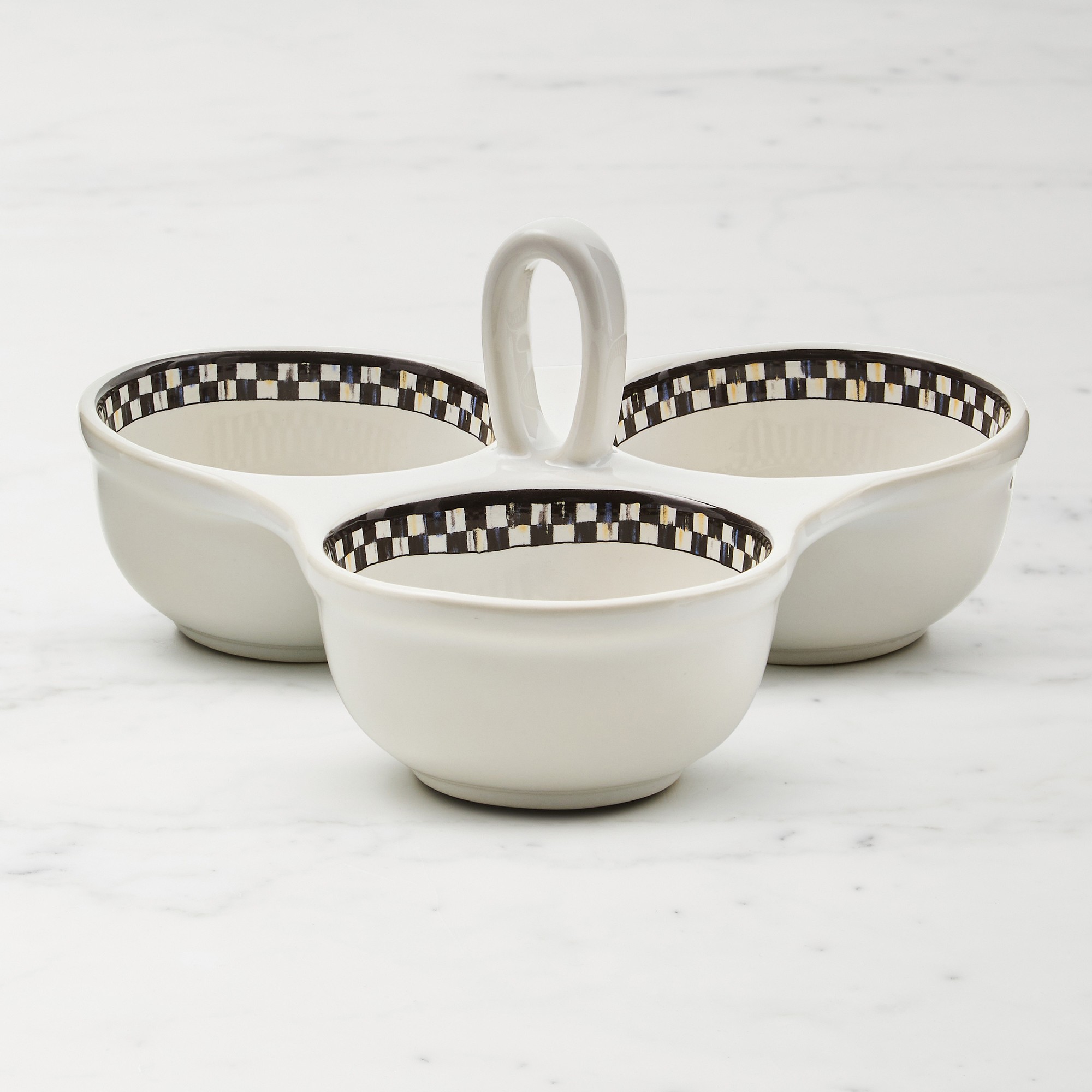 MacKenzie-Childs Everyday Stoneware Trio Dipping Bowls Sansujyuku sansujyuku.com
