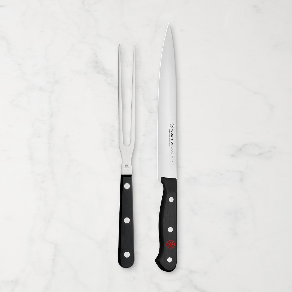 WÜSTHOF Gourmet Carving Knife & Meat Fork Set