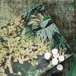 Fern Forest Printed Jute Backgammon