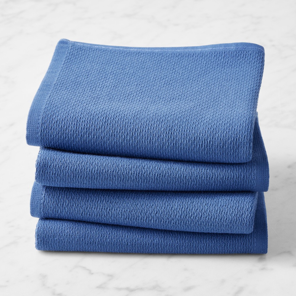 Williams Sonoma All Purpose Towels - Set of 8, Bright Blue