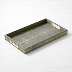 Faux Shagreen Tray