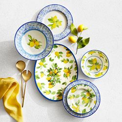 Lemon Outdoor Melamine Dinnerware Collection