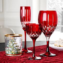 Wilshire Jewel Cut Nick &amp; Nora Glasses, Set of 4