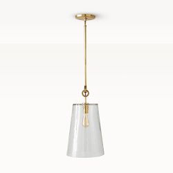 Chain Link Pendant, Antique Brass