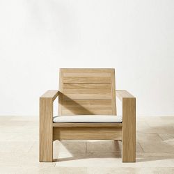 Larnaca Outdoor Teak Deck Chair | Patio Furniture | Williams Sonoma