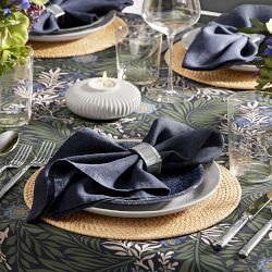 Morris &amp; Co. x Williams Sonoma Outdoor Larkspur Tablecloth