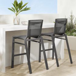 Santa Barbara Outdoor Metal Bar Stool