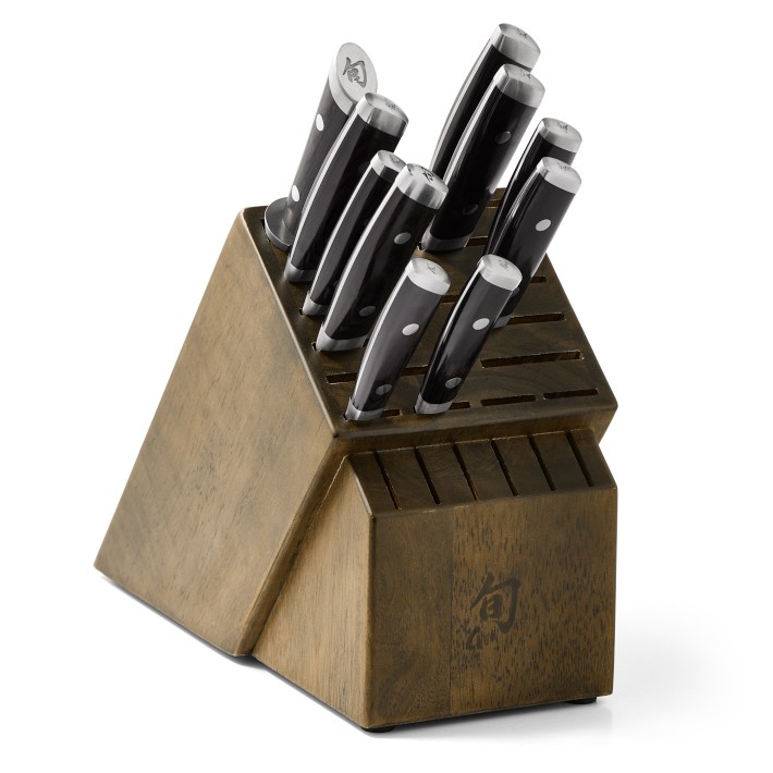 Shun Kaji 11-Piece Knife Block Set | Williams Sonoma