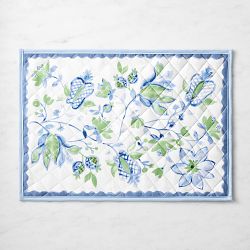 Painted Vine Placemat, Blue