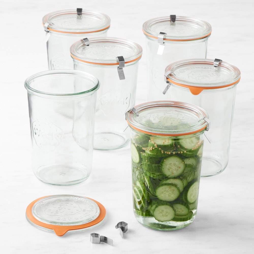 Weck Mold Jar, 28.7 oz, Set of 6 - Set of 6, 28.7 Oz.