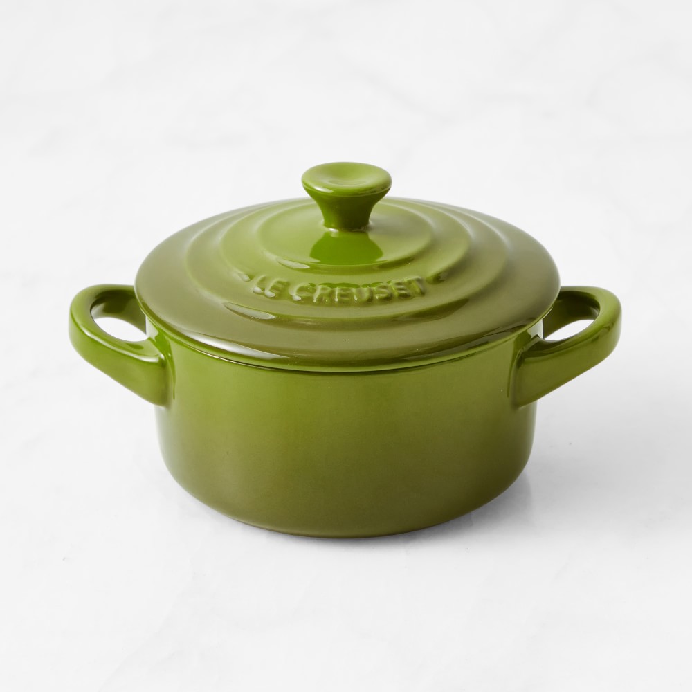 Le Creuset Stoneware Mini Round Cocotte - 8-Oz., Olive