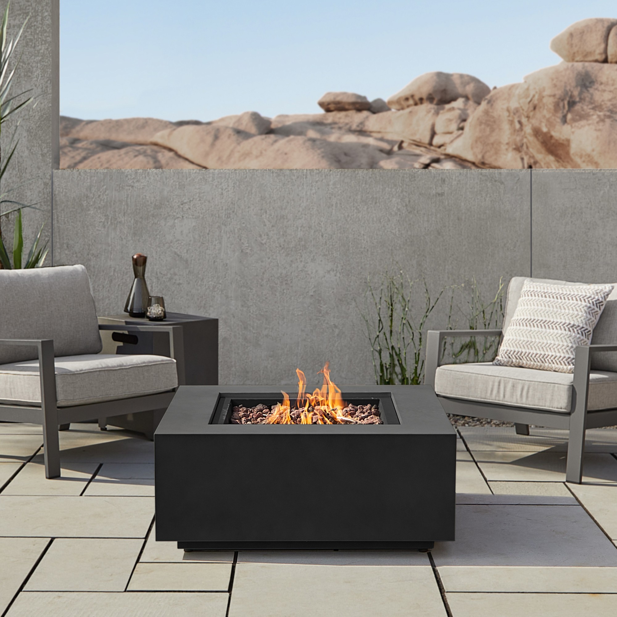 Cardona Square Fire Table (36″) Simolary simolary.com