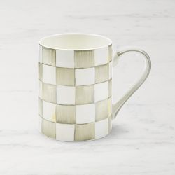 MacKenzie-Childs Sterling Check Mug
