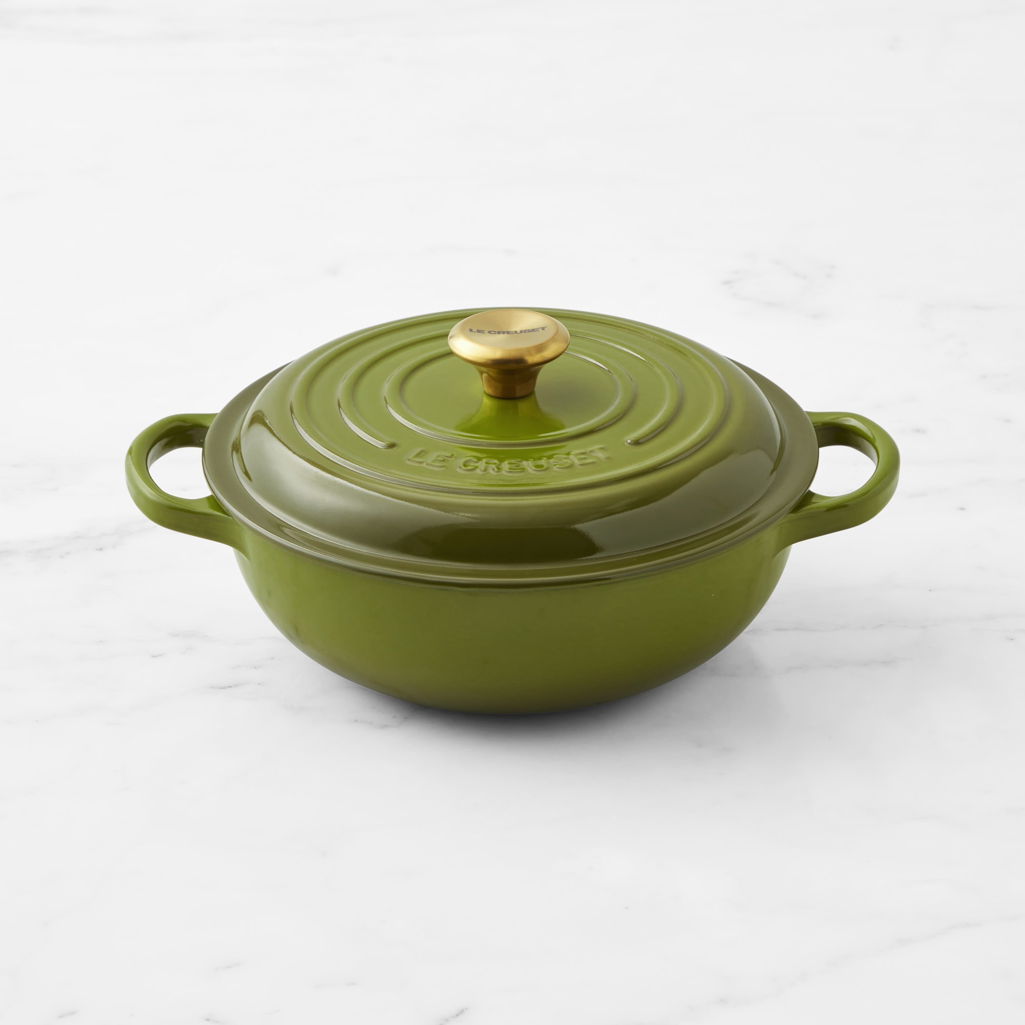 Le Creuset Enameled Cast Iron Signature French Oven, 2.5-Qt.,Olive Simolary simolary.com