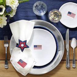 American Flag Napkins, Set of 4
