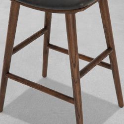 Andalusia Upholstered Saddle Backless Stool