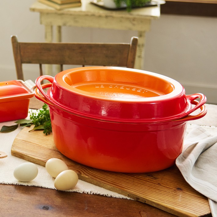 【希少】LE CREUSET COUSANCES DOUFEU　レッド　26 7.25 Qt. Traditional Oval Doufeu (Cerise) | Le Creuset