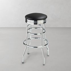 Upholstered Diner Stool