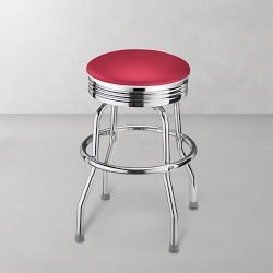 Upholstered Diner Stool