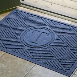 WaterHog® Diamonds Commercial Grade Indoor/Outdoor Monogram Doormat