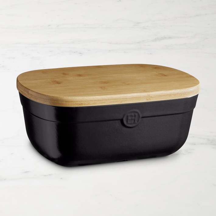 Emile Henry French Ceramic Bread Box | Williams Sonoma