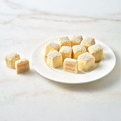 Bissinger's White Chocolate Vanilla Cake Petit Fours